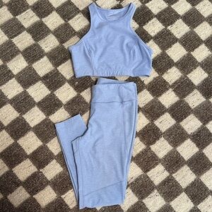 Outdoor Voices Periwinkle Blue Activewear Set